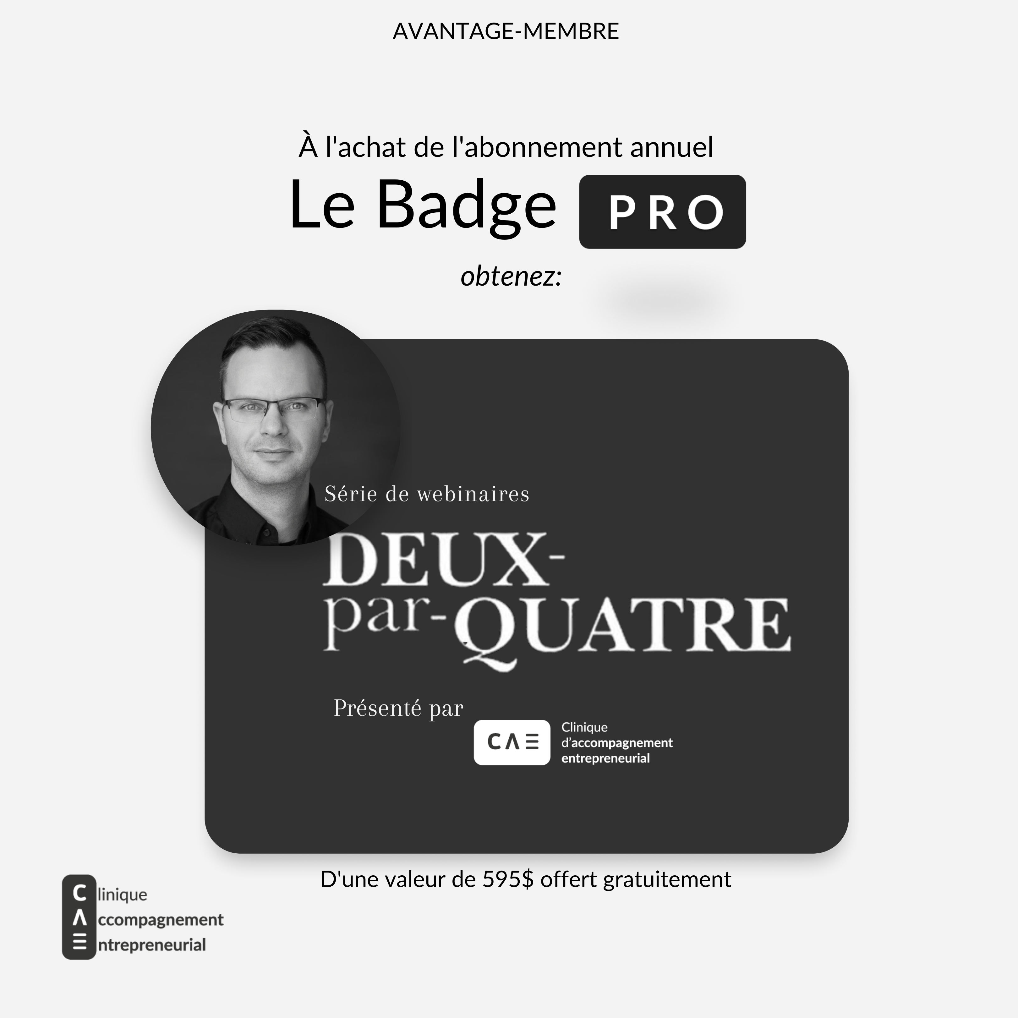 Avantage-membre - Série de webinaires