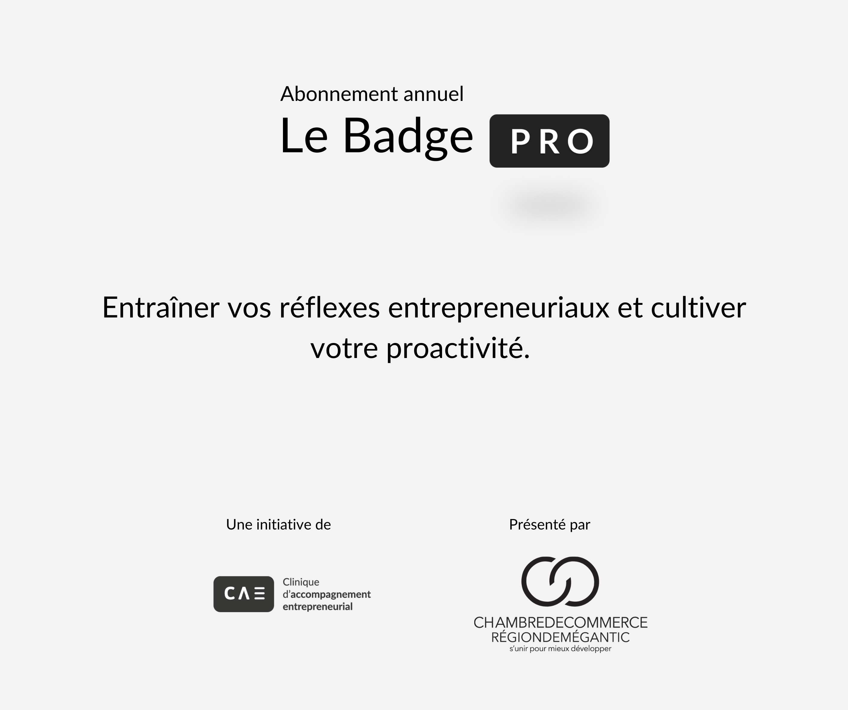 Les objectifs du Badge PRO (1)